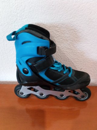 Patines en línea Talla 36-40 Azul/Negro