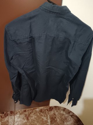 Camisa Tiffosi Denim Azul Texturizada