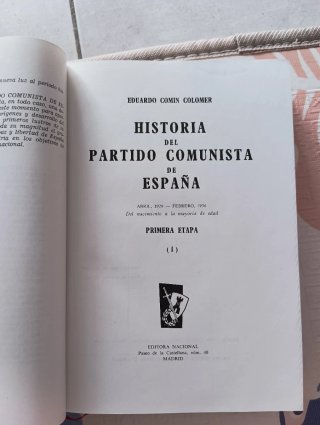Historia del partido comunista de España