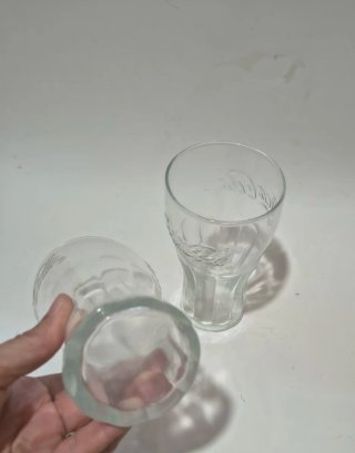 2 Bicchieri Coca-Cola Vetro Trasparente