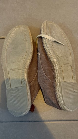 Toni Pons alpargatas hombre taupe con cordones