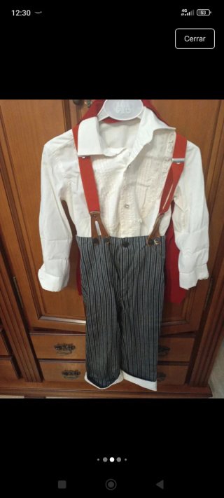Traje de gitano niño talla 3