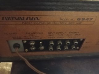 Equipo de música vintage Soundesign