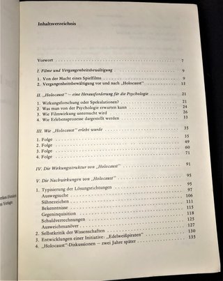 Das Lehrstück Holocaust - Zur Wirkungspsychologie