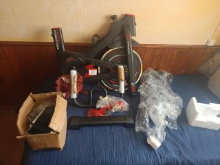 Bicicleta Estática Spinning Negra