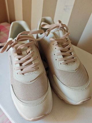 Zapatillas Calvin Klein Beige/Rosa Talla [Talla]