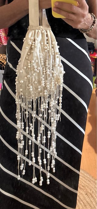 Bolso de fiesta Parfois con perlas
