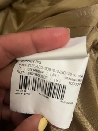 Americana Burberry lana y angora