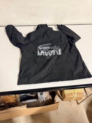Chaqueta Lacoste Negra con Capucha (INSPIRACIÓN)