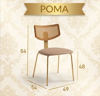 Silla de comedor Poma