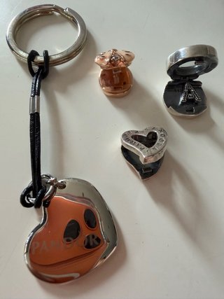 3 Clips Pandora Reflexions Originales + Llavero