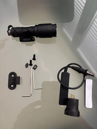 Linterna Táctica Airsoft Negra