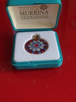 Colgante Antica Murrina Veneziana plata 925