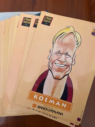 Pins Caricatures FCB Barça 94-95