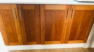 Mueble de cocina madera cerezo