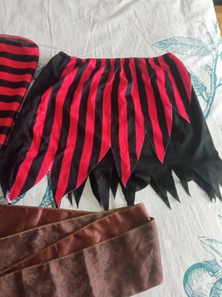 Disfraz Pirata Calaveras Talla Única