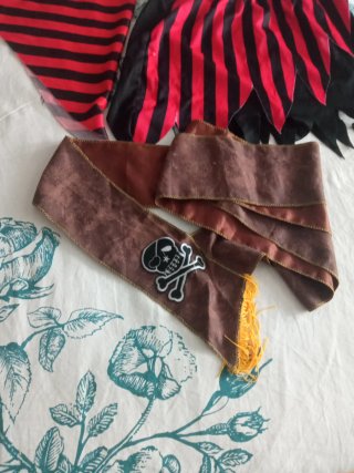 Disfraz Pirata Calaveras Talla Única