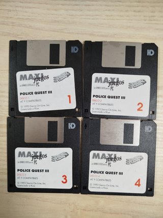 Police Quest III PC Big Box Español Sierra Kixx