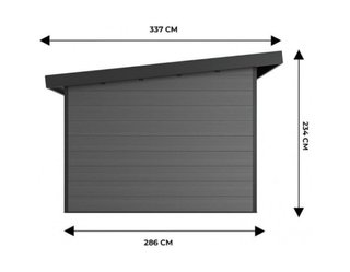 Caseta de jardin de Composite 11m2