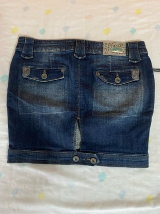 Falda vaquera vintage Stradivarius