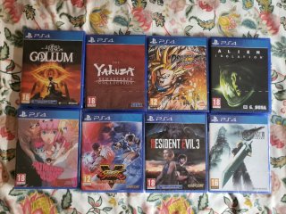 Lote 8 Juegos PS4 Precintados