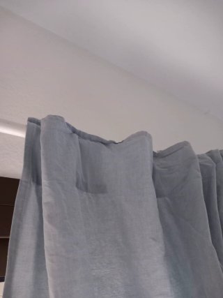 Cortinas de 100% algodón azul clarito Ikea