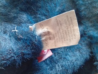 Jersey pelo cuello alto azul marino