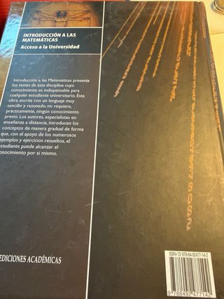 Introducción a las matemáticas.