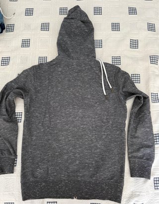 Sudadera Gris Bershka Talla XS Hombre