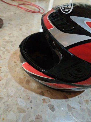 Casco Integral Devil Negro Rojo