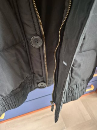 Bomber Zara Nero con cappuccio