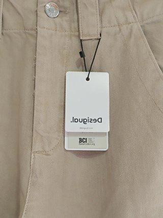 Pantalón Cargo Beige Desigual Talla 34