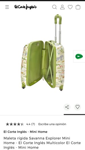Maleta infantil troley con estampado de animales