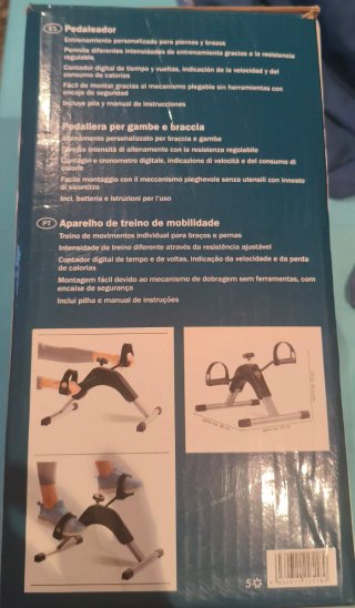 Pedaleador para piernas y brazos