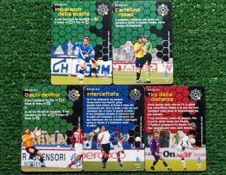 5 Carte Calcio 2003/04 Serie A Wizards