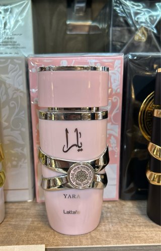 Perfume Yara Lattafa Rosa y Dorado