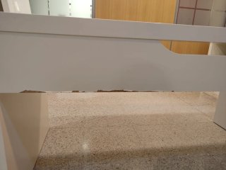Escritorio Malm Ikea extraíble blanco