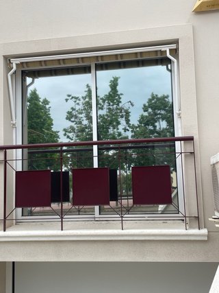 Balconera de aluminio