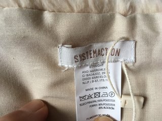 Estola pelo sintético Systemaction crema