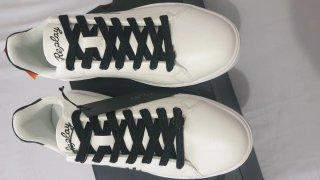 Sneakers REPLAY Polys Write DFO Bianche e Nere