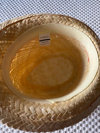 Sombrero Paja Fedora Beefeater London nuevo