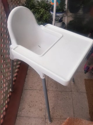 Trona para bebé blanca