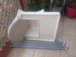 Trona para bebé blanca