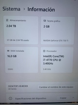 Pc i7 de 4 gen barato