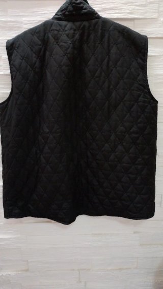 Gilet trapuntato nero XXL