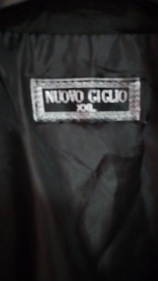 Gilet trapuntato nero XXL