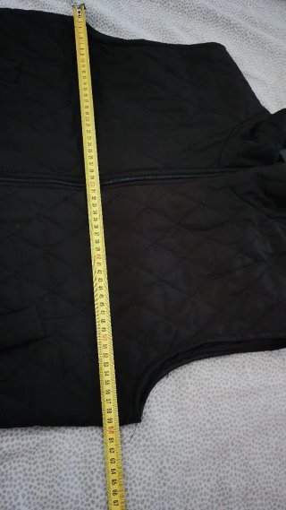 Gilet trapuntato nero XXL