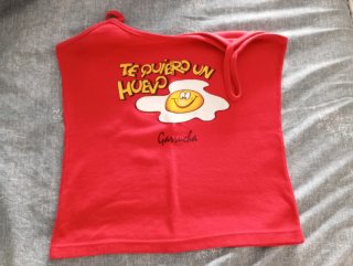 Camiseta Te quiero un huevo talla unica