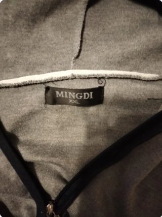 Sudadera con cremallera y capucha Mingdi