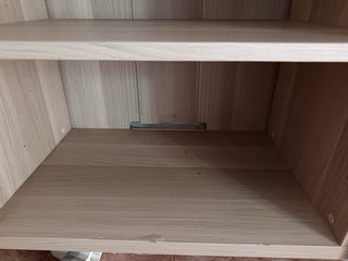 Mueble TV moderno blanco y madera